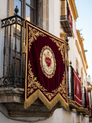 Balconeras para Semana Santa resistentes al exterior, personalizables
